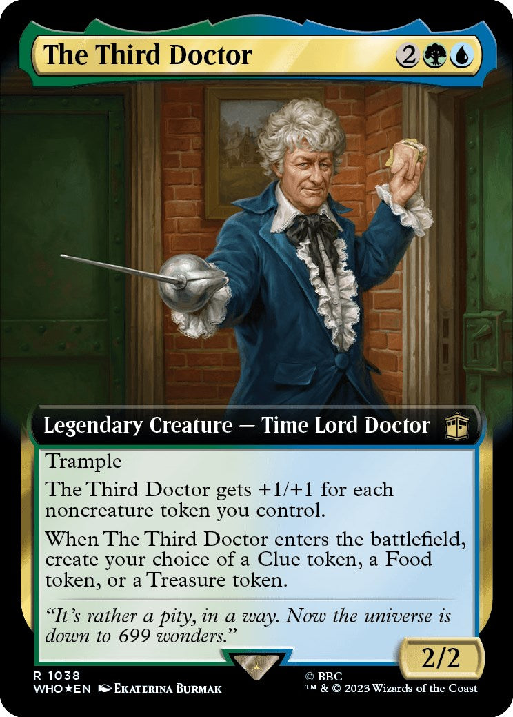 The Third Doctor (Extended Art) (Surge Foil) [Doctor Who] | Gaming Infinity