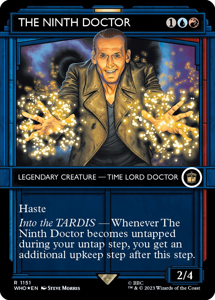 The Ninth Doctor (Showcase) (Surge Foil) [Doctor Who] | Gaming Infinity