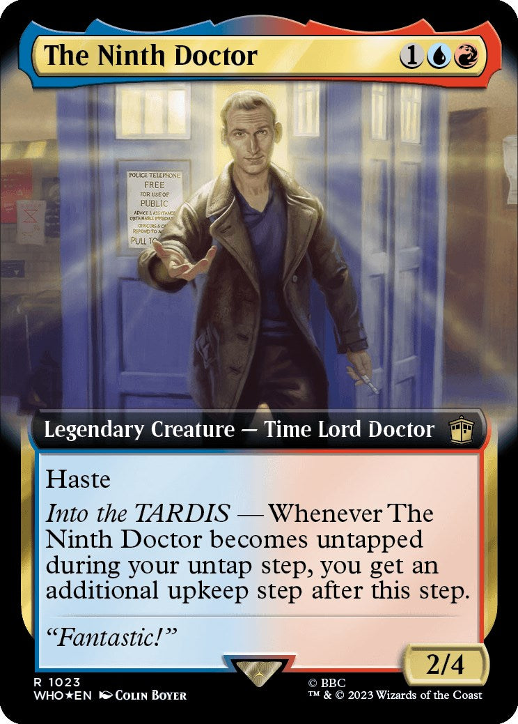 The Ninth Doctor (Extended Art) (Surge Foil) [Doctor Who] | Gaming Infinity