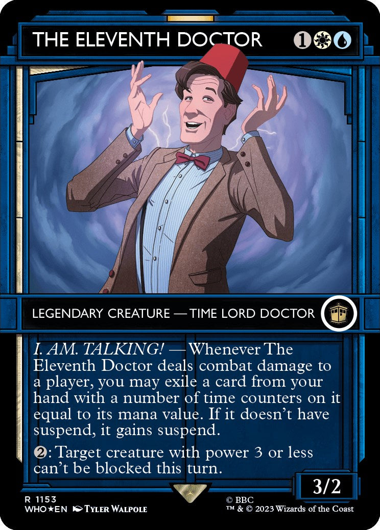 The Eleventh Doctor (Showcase) (Surge Foil) [Doctor Who] | Gaming Infinity