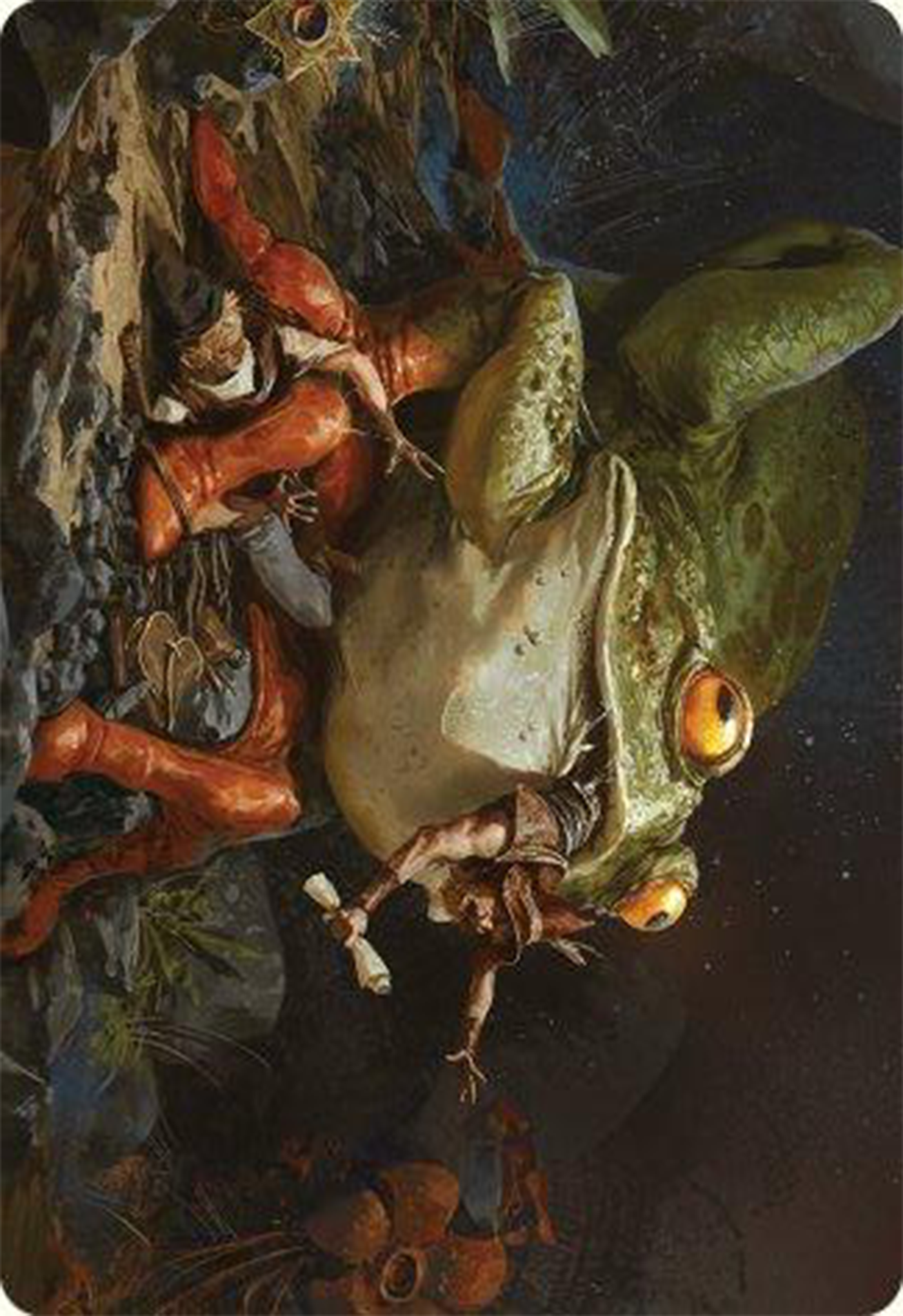 Rampant Frogantua Art Card [Modern Horizons 3 Art Series] | Gaming Infinity