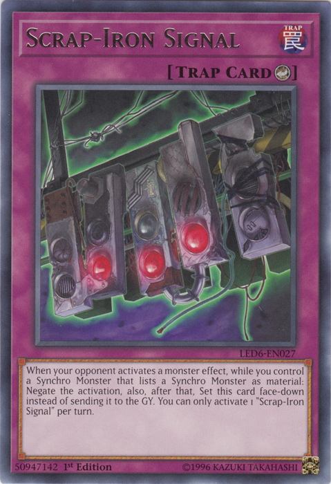 Scrap-Iron Signal [LED6-EN027] Rare | Gaming Infinity