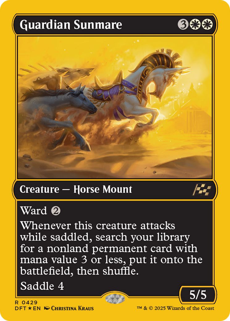 Guardian Sunmare (First-Place Foil) [Aetherdrift] | Gaming Infinity