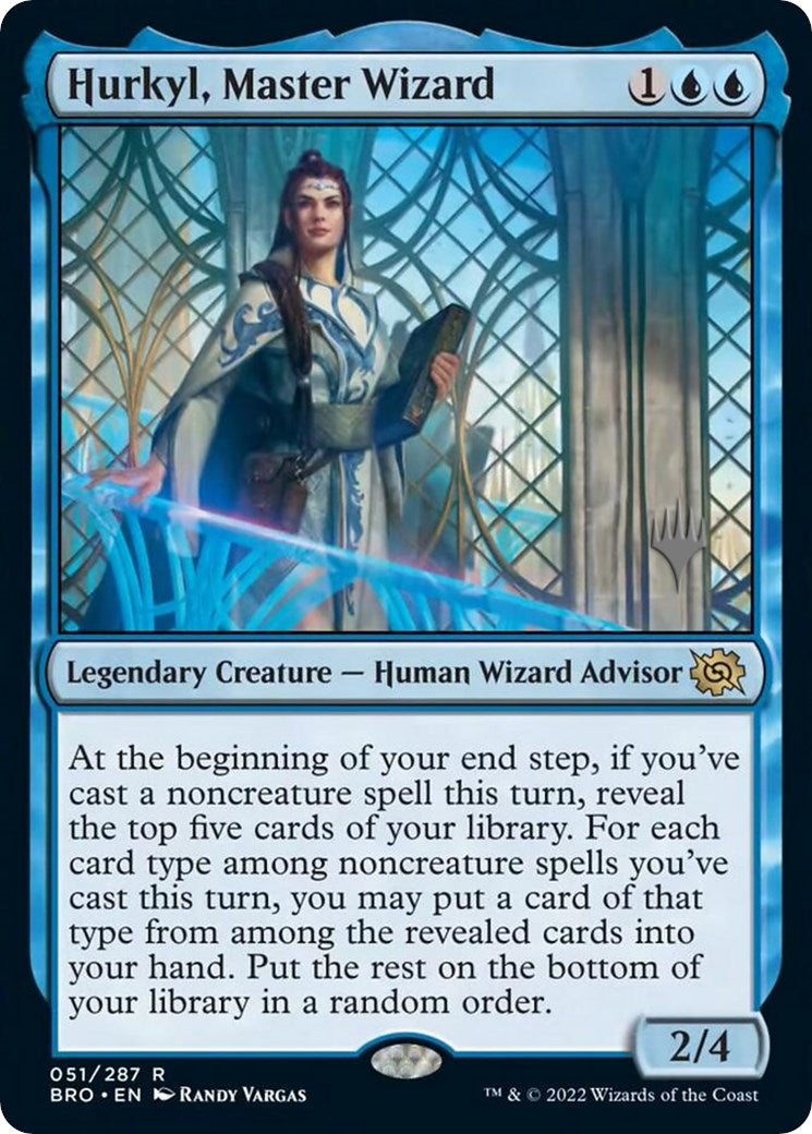 Hurkyl, Master Wizard (Promo Pack) [The Brothers' War Promos] | Gaming Infinity