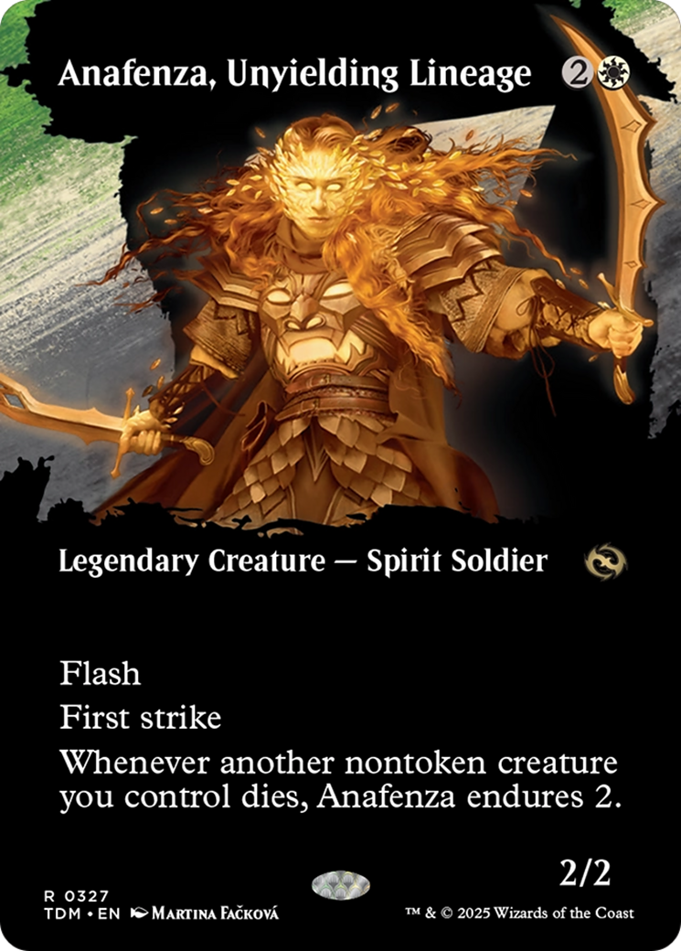 Anafenza, Unyielding Lineage (Borderless) [Tarkir: Dragonstorm] | Gaming Infinity