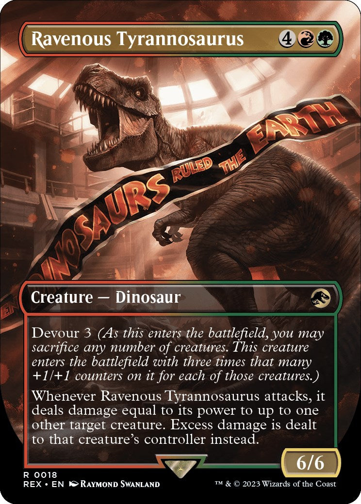 Ravenous Tyrannosaurus (Borderless) [Jurassic World Collection] | Gaming Infinity