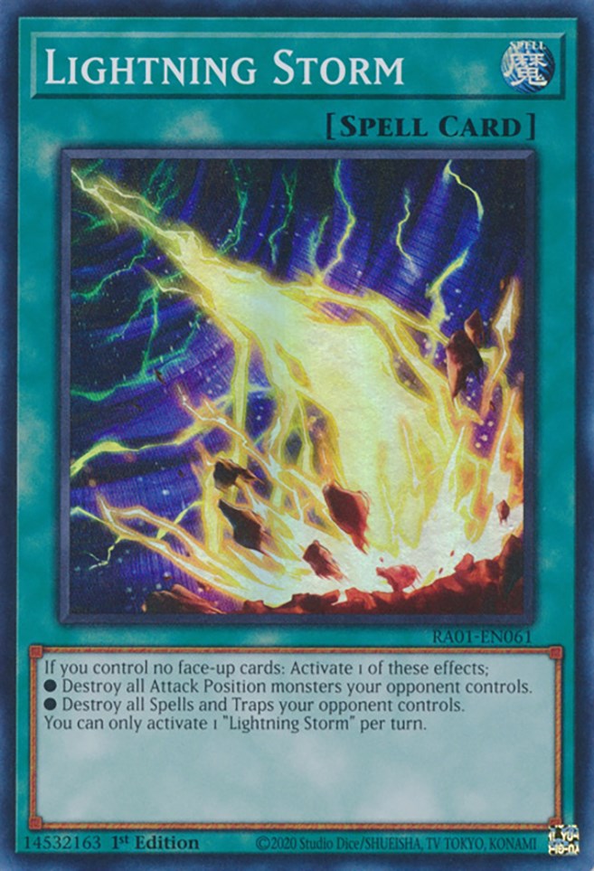 Lightning Storm [RA01-EN061] Super Rare | Gaming Infinity