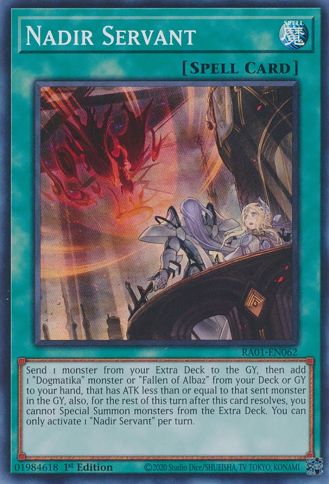 Nadir Servant [RA01-EN062] Super Rare | Gaming Infinity