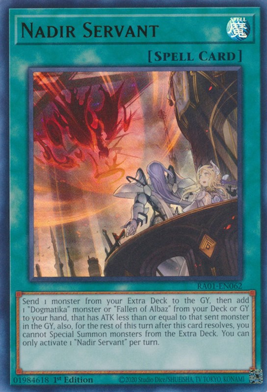 Nadir Servant [RA01-EN062] Ultra Rare | Gaming Infinity