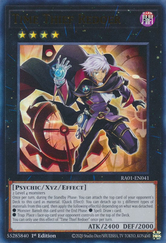 Time Thief Redoer [RA01-EN041] Ultra Rare | Gaming Infinity