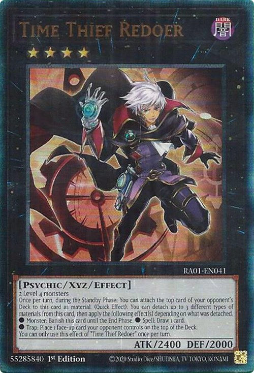 Time Thief Redoer [RA01-EN041] Prismatic Ultimate Rare | Gaming Infinity