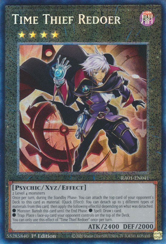 Time Thief Redoer [RA01-EN041] Prismatic Collector's Rare | Gaming Infinity