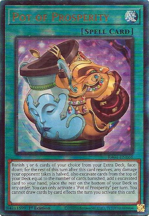 Pot of Prosperity [RA01-EN066] Prismatic Ultimate Rare | Gaming Infinity