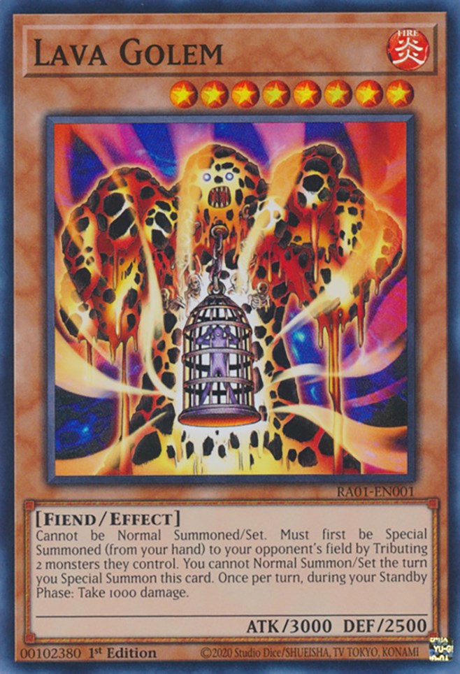 Lava Golem [RA01-EN001] Super Rare | Gaming Infinity