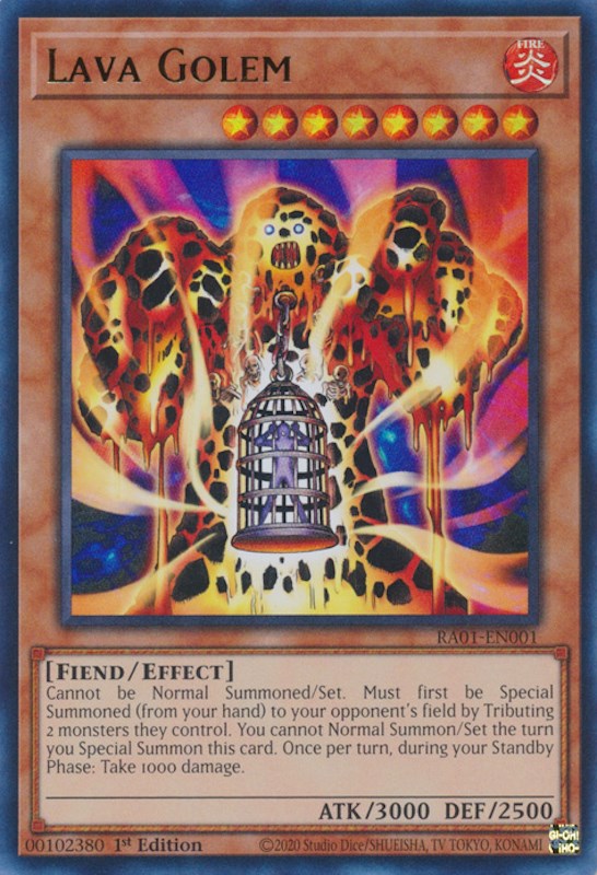 Lava Golem [RA01-EN001] Ultra Rare | Gaming Infinity