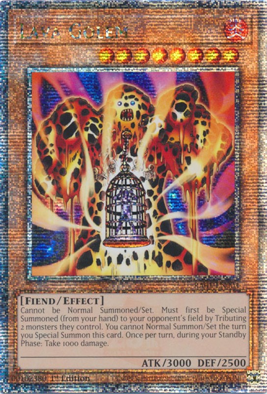 Lava Golem [RA01-EN001] Quarter Century Secret Rare | Gaming Infinity