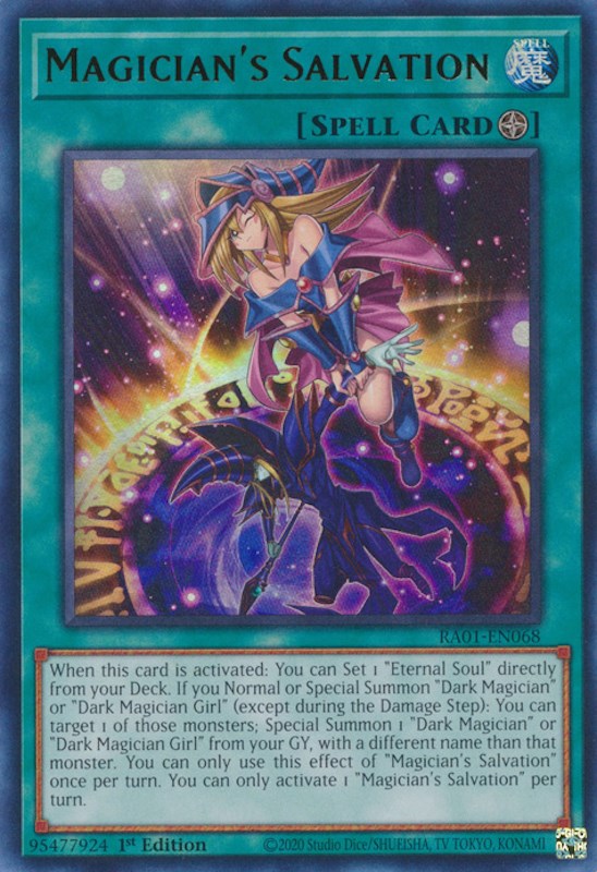 Magician's Salvation [RA01-EN068] Ultra Rare | Gaming Infinity