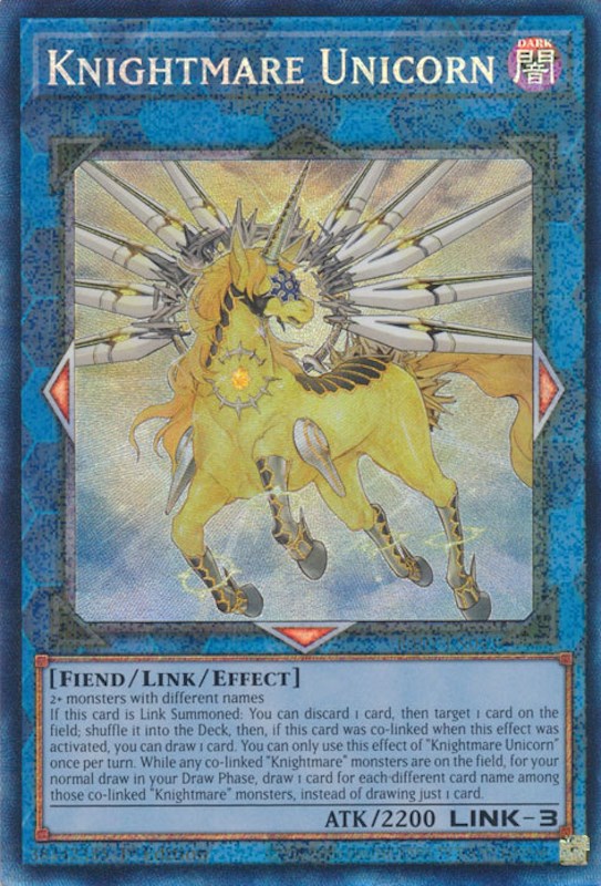 Knightmare Unicorn [RA01-EN043] Prismatic Collector's Rare | Gaming Infinity