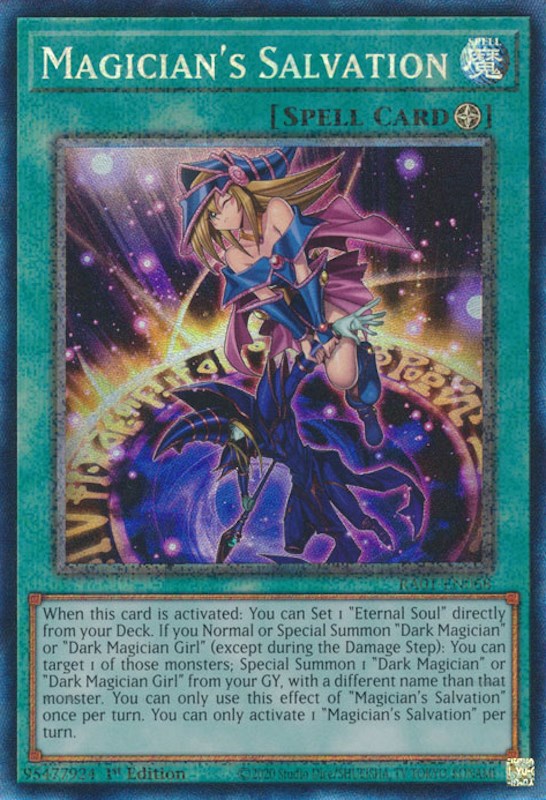 Magician's Salvation [RA01-EN068] Prismatic Collector's Rare | Gaming Infinity