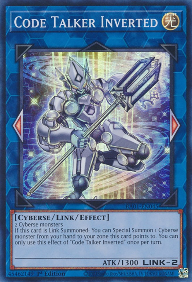 Code Talker Inverted [RA01-EN045] Super Rare | Gaming Infinity