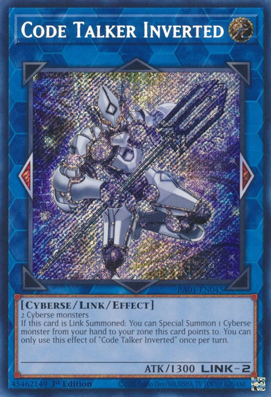 Code Talker Inverted [RA01-EN045] Secret Rare | Gaming Infinity