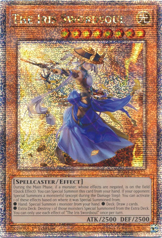 The Iris Swordsoul [RA01-EN023] Quarter Century Secret Rare | Gaming Infinity