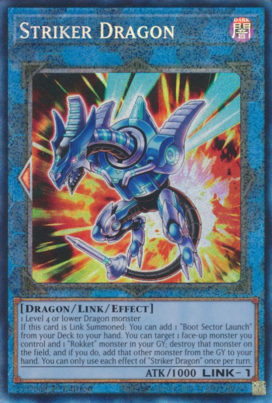 Striker Dragon [RA01-EN046] Prismatic Collector's Rare | Gaming Infinity