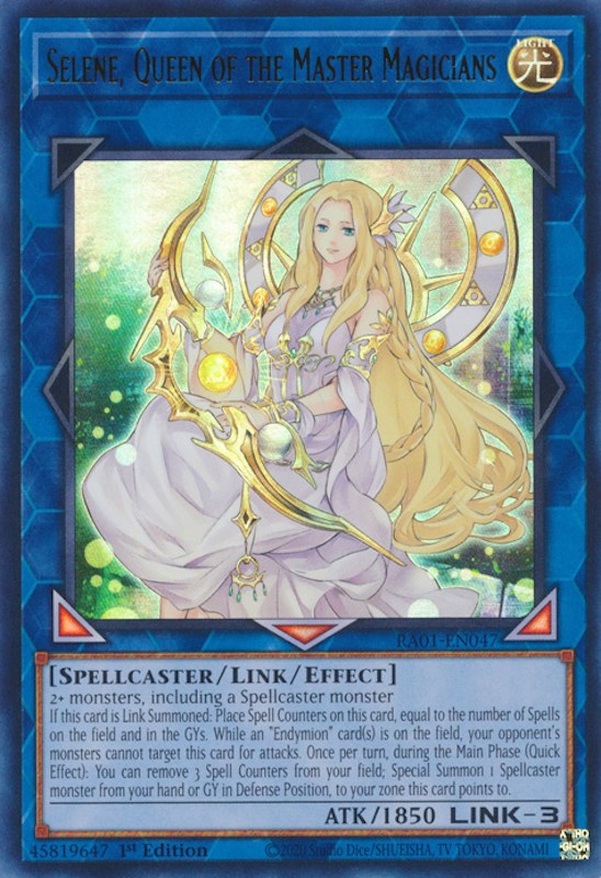 Selene, Queen of the Master Magicians [RA01-EN047] Ultra Rare | Gaming Infinity