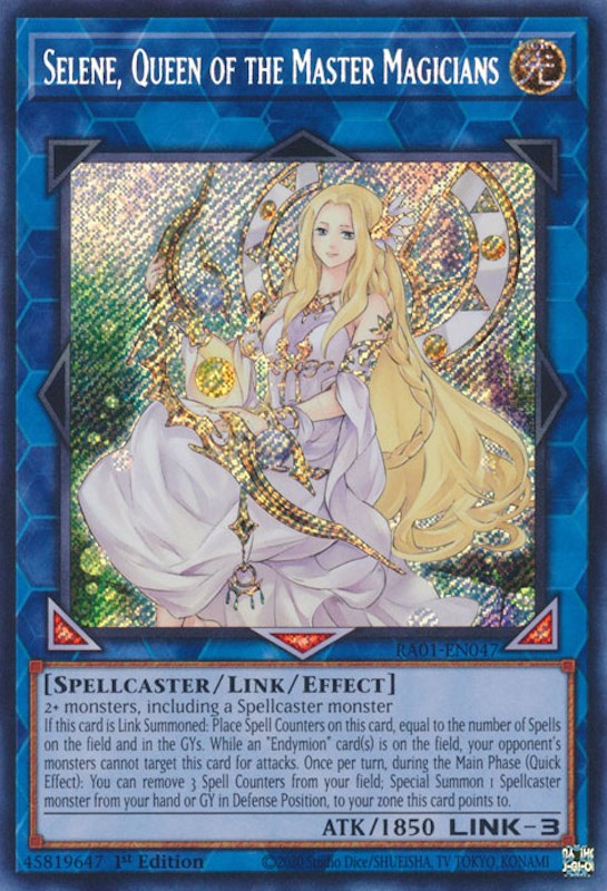 Selene, Queen of the Master Magicians [RA01-EN047] Secret Rare | Gaming Infinity