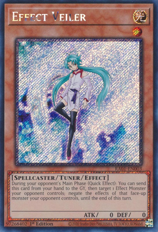 Effect Veiler [RA01-EN003] Platinum Secret Rare | Gaming Infinity