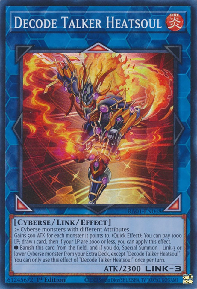 Decode Talker Heatsoul [RA01-EN048] Super Rare | Gaming Infinity