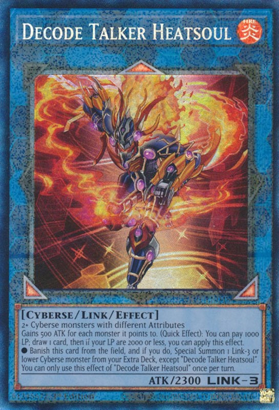 Decode Talker Heatsoul [RA01-EN048] Prismatic Collector's Rare | Gaming Infinity