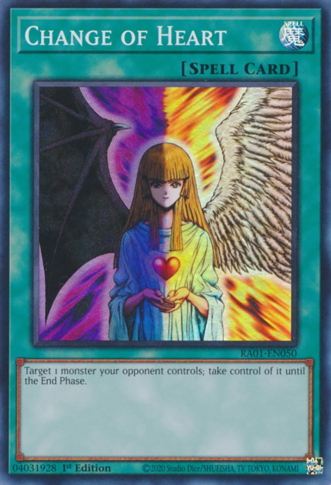 Change of Heart [RA01-EN050] Super Rare | Gaming Infinity