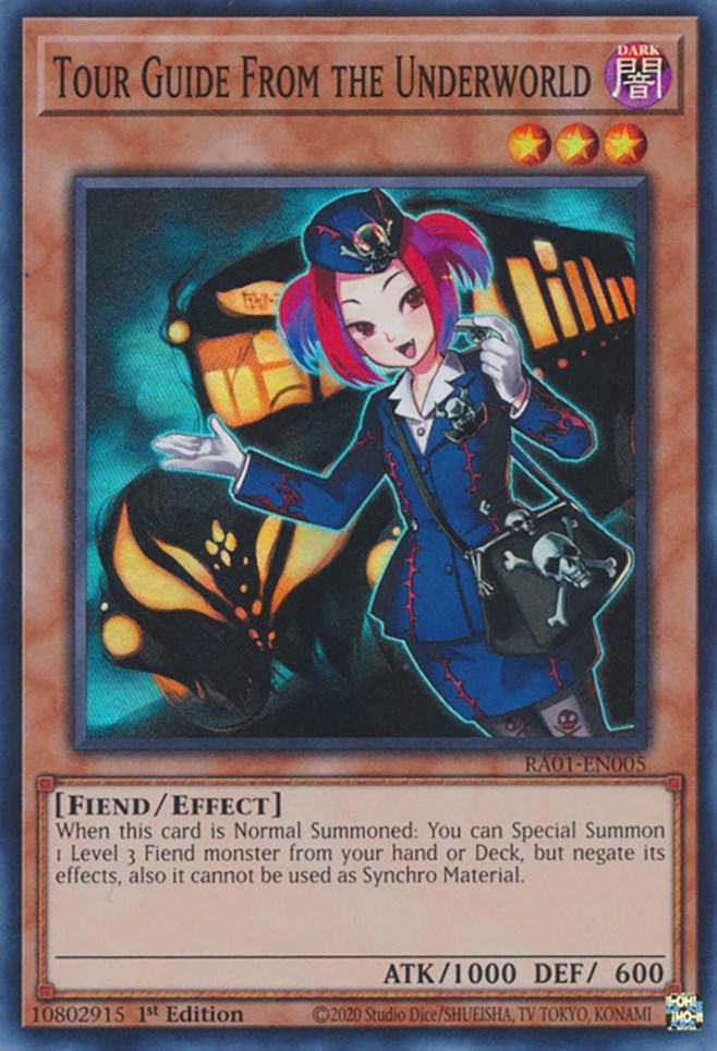 Tour Guide From the Underworld [RA01-EN005] Super Rare | Gaming Infinity