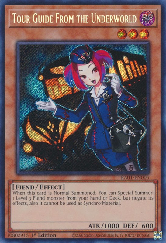 Tour Guide From the Underworld [RA01-EN005] Secret Rare | Gaming Infinity