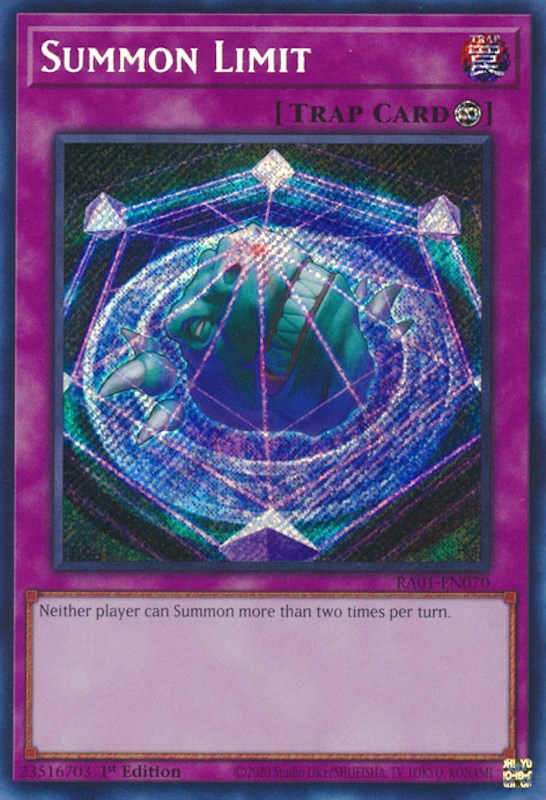 Summon Limit [RA01-EN070] Secret Rare | Gaming Infinity