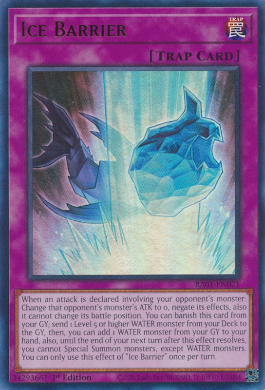 Ice Barrier [RA01-EN071] Ultra Rare | Gaming Infinity