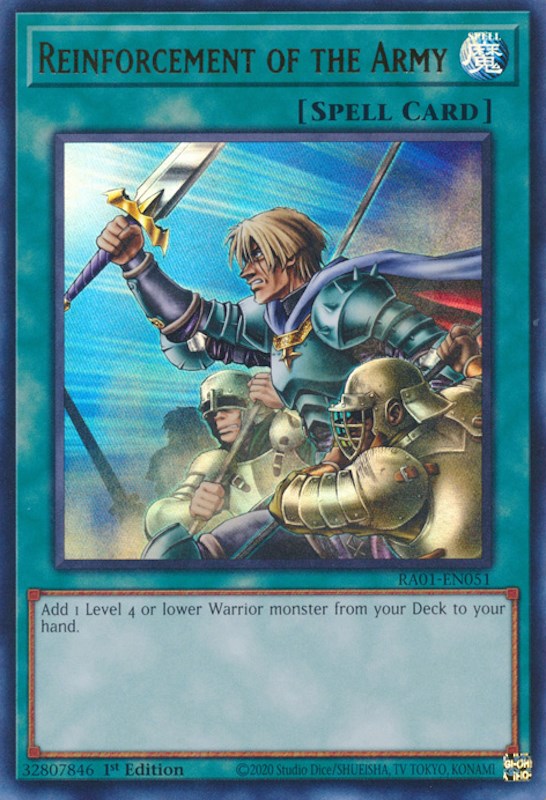 Reinforcement of the Army [RA01-EN051] Ultra Rare | Gaming Infinity
