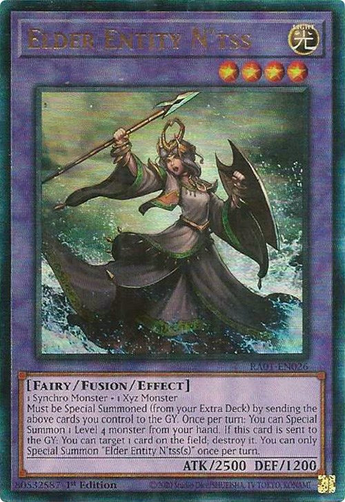 Elder Entity N'tss [RA01-EN026] Prismatic Ultimate Rare | Gaming Infinity