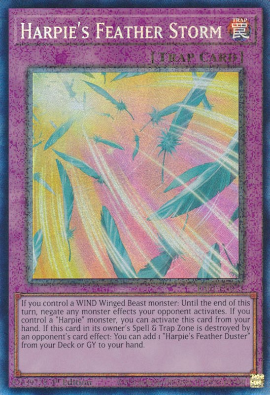 Harpie's Feather Storm [RA01-EN073] Prismatic Collector's Rare | Gaming Infinity