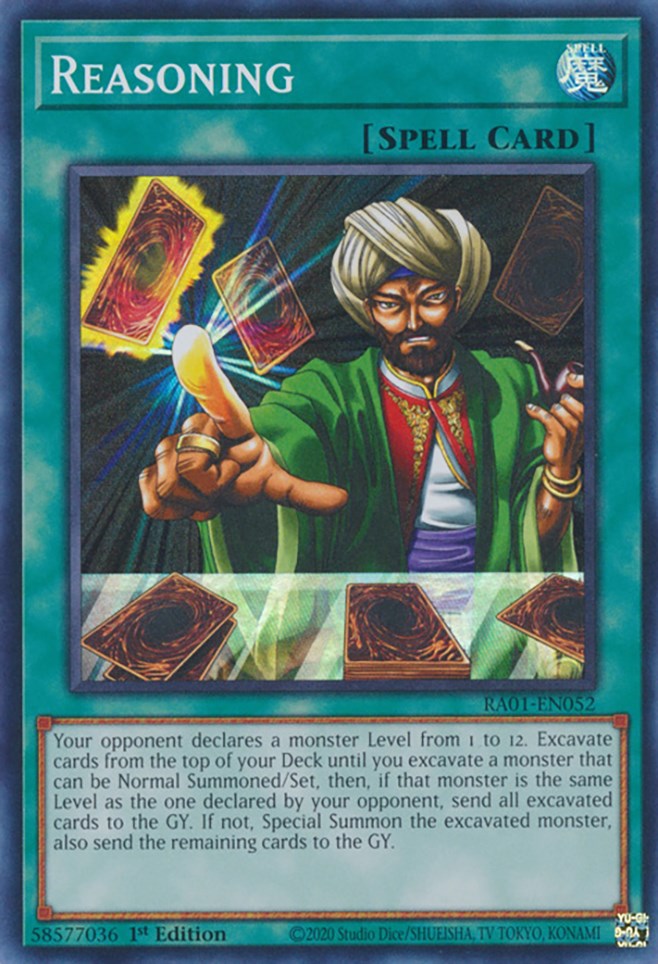Reasoning [RA01-EN052] Super Rare | Gaming Infinity