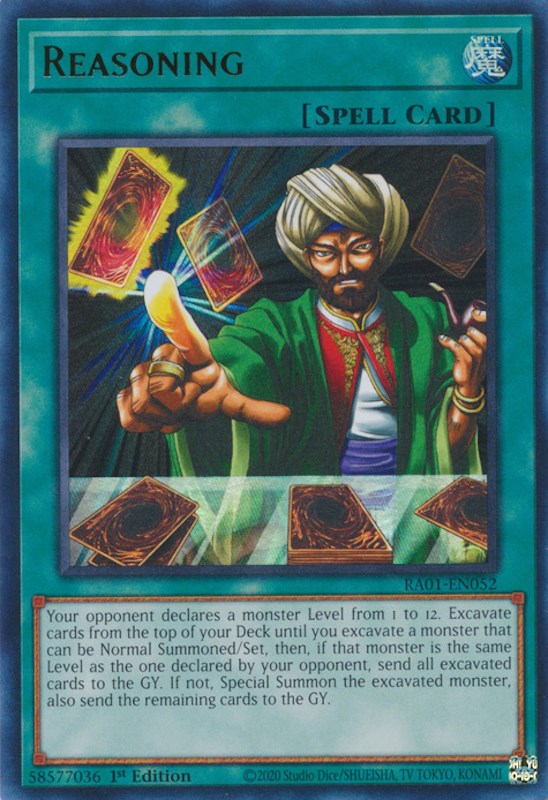 Reasoning [RA01-EN052] Ultra Rare | Gaming Infinity