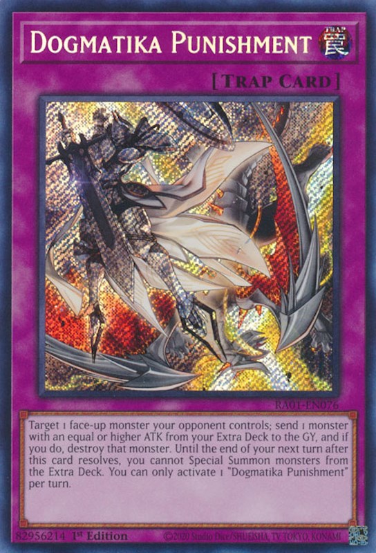 Dogmatika Punishment [RA01-EN076] Secret Rare | Gaming Infinity