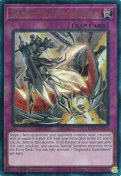 Dogmatika Punishment [RA01-EN076] Prismatic Ultimate Rare | Gaming Infinity