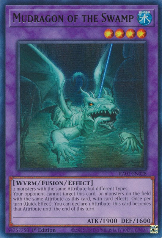 Mudragon of the Swamp [RA01-EN028] Ultra Rare | Gaming Infinity