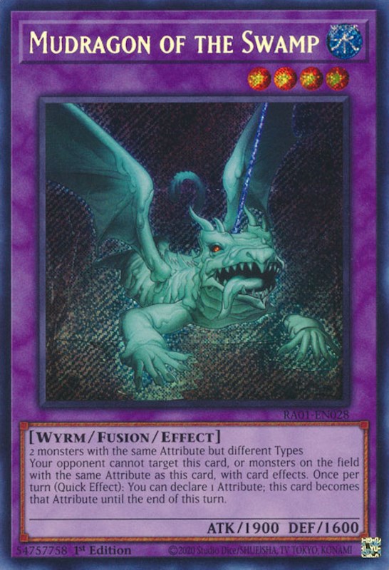 Mudragon of the Swamp [RA01-EN028] Secret Rare | Gaming Infinity