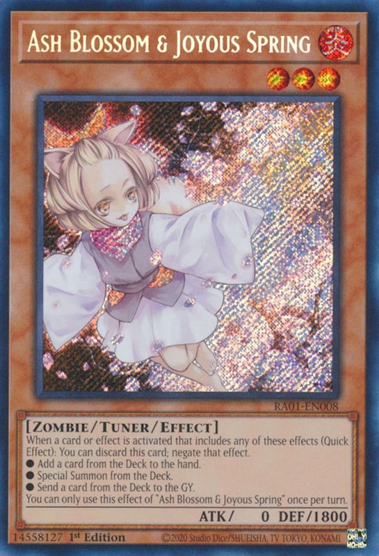 Ash Blossom & Joyous Spring [RA01-EN008] Secret Rare | Gaming Infinity