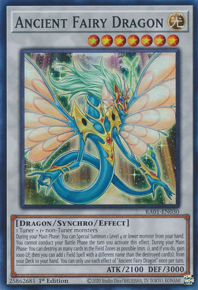 Ancient Fairy Dragon [RA01-EN030] Super Rare | Gaming Infinity