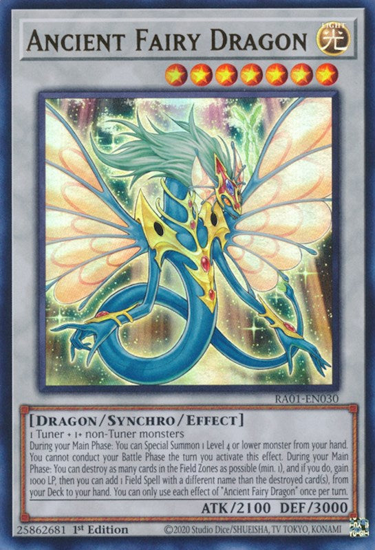 Ancient Fairy Dragon [RA01-EN030] Ultra Rare | Gaming Infinity