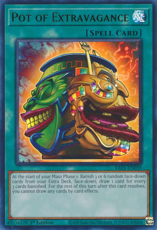 Pot of Extravagance [RA01-EN059] Ultra Rare | Gaming Infinity